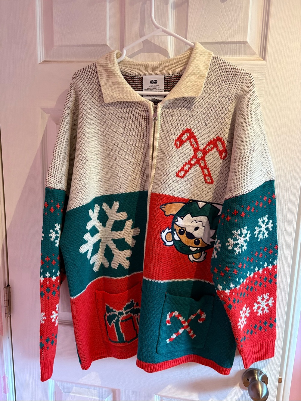 Disney Parks RARE Star Wars Ewok Holiday Spirit Jersey Sweater - BNWOT 🐻🎅🏼